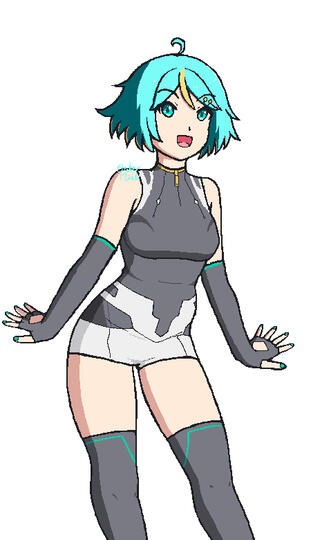 Ahichiru (MS Paint fanart)