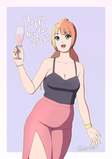 Happy New Year 2026! (Fruity-chan)